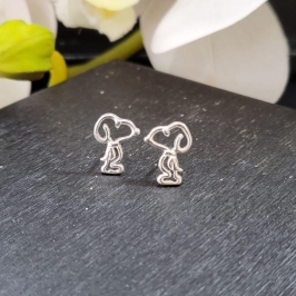 BRINCO DE PRATA 925 SNOOPY VAZADO
