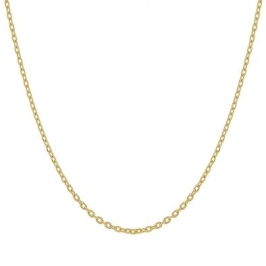 Corrente elo cartie curta banhada a ouro 18k