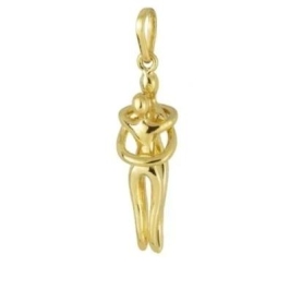 PINGENTE ABRAÇO BANHADO A OURO 18K