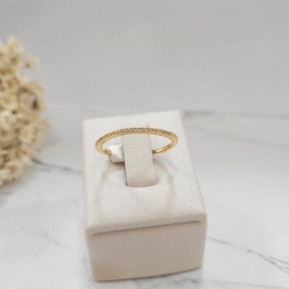 Aparador de aliancas fino banhado a ouro 18K