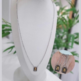 Escapulario nossa senhora aparecida mini dourado 60cm
