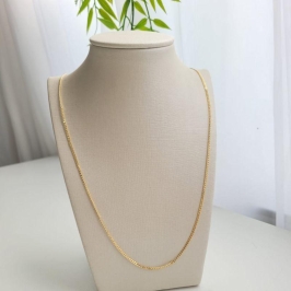 Corrente elo grumet curta diamantada 0.50