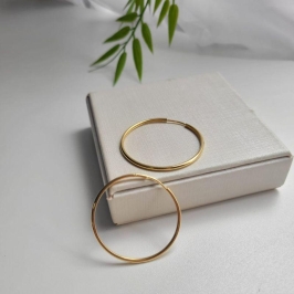 ARGOLA REDONDA LISA FIO REDONDO M