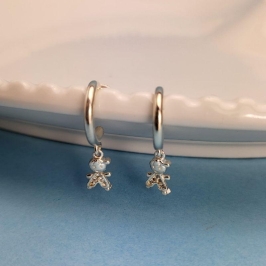 ARGOLINHA COM PINGENTE MENINO PRATA 925