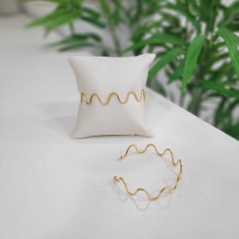 BRACELETE ONDULADO ABERTO