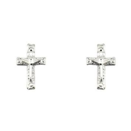 BRINCO CRUZ COM CRISTO PRATA 925