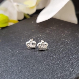 BRINCO DE PRATA 925 COROA FOSCA