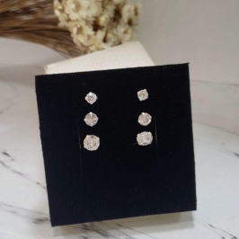 BRINCO TRIO ZIRCONIA PONTO DE LUZ