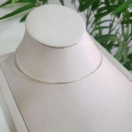 CHOCKER ARO LISO PRATA