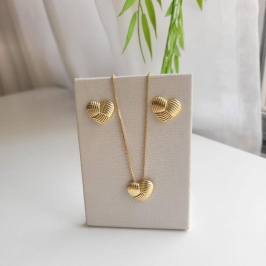 CONJUNTO 45CM CORACAO TRANCADO