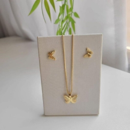 CONJUNTO 45CM VENE BORBOLETAS