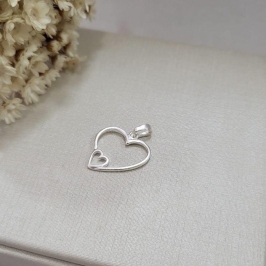 PINGENTE DOIS CORACOES