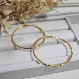 ARGOLA REDONDA LISA FIO REDONDO M