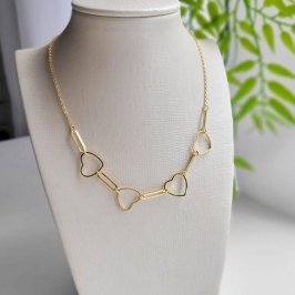 CHOKER CORACOES VAZADOS