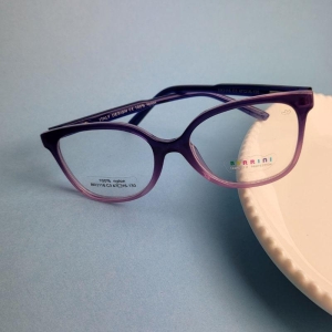 Armacao para oculos de redondo infantil trans roxo