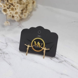 BRINCO CRUCIFIXO COM CRISTO BANHADO A OURO 18K