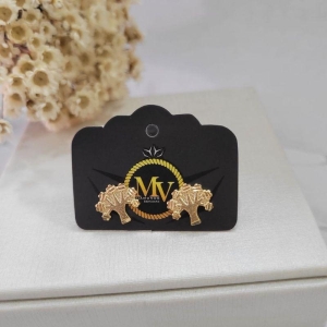 BRINCO OURINHO ÁRVORE PEQUENA BANHADO A OURO 18K