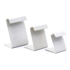 Expositor courino onda grande para brinco na cor bege