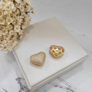 Pingente luxo coracao cheio cravejado banhado a ouro 18k