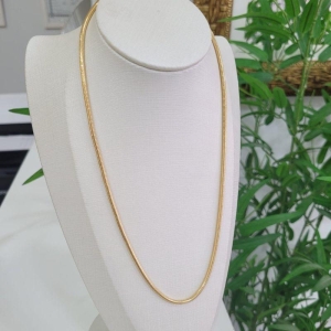 CORRENTE FIO ALEMAO BANHADO A OURO 18K TAM45CM