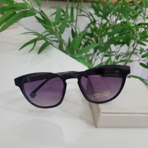 Oculos oval preto armacao preta dois mini quadrados na perna