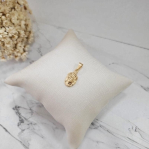 PINGENTE FACE DE CRISTO PEQUENA BANHADO A OURO 18K