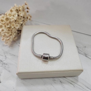 Pulseira de berloque fecho tambor 16cm