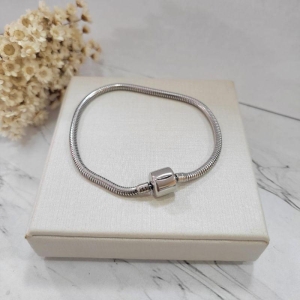 Pulseira de berloque fecho tambor 20cm