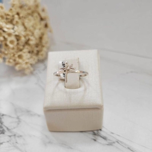 ANEL DE PRATA 925 COM NOME FÉ