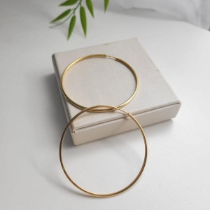 ARGOLA REDONDA LISA FIO REDONDO GG