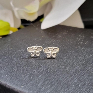 BRINCO BORBOLETA PRATA 925