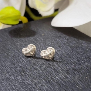 BRINCO CORAÇÃO ESPIRITO SANTO PRATA 925