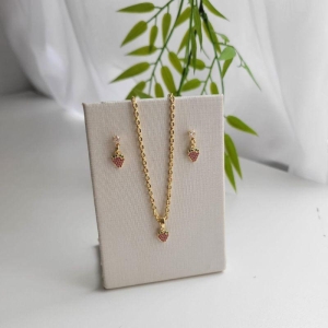 CONJUNTO MORANGUINO CRAVEJADO