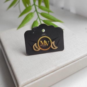 BRINCO OURINHO MEIA LUA BANHADO A OURO 18K