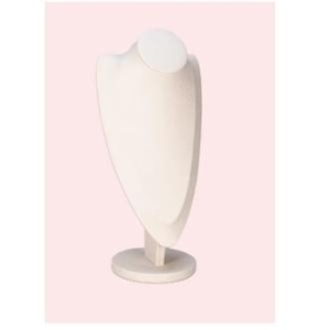 Expositor courino busto madri numero 0 na cor bege claro 