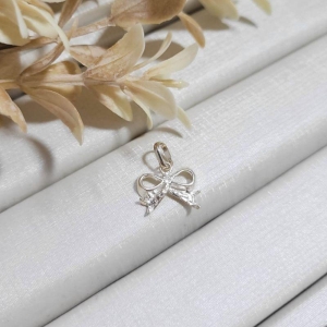 PINGENTE DE PRATA 925 LAÇO GRANDE