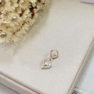 BERLOQUE CORACAO GRADEADO CRAVEJADO