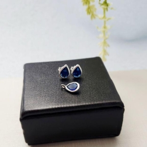 CONJUNTO PEDRA AZUL PRATA