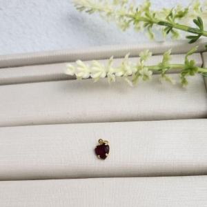 PINGENTE PONTO DE LUZ CORACAO VERMELHO