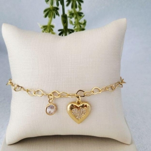 PULSEIRA CORACAO ZIRCONIA