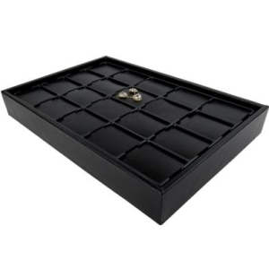 BANDEJA 20 ESPAÇOS PARA CONJUNTO PRETO