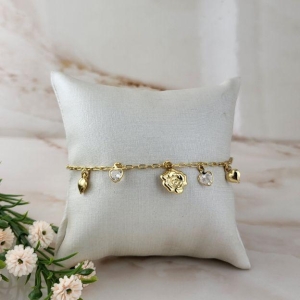 PULSEIRA FLOR P/TIFANY CORACAO