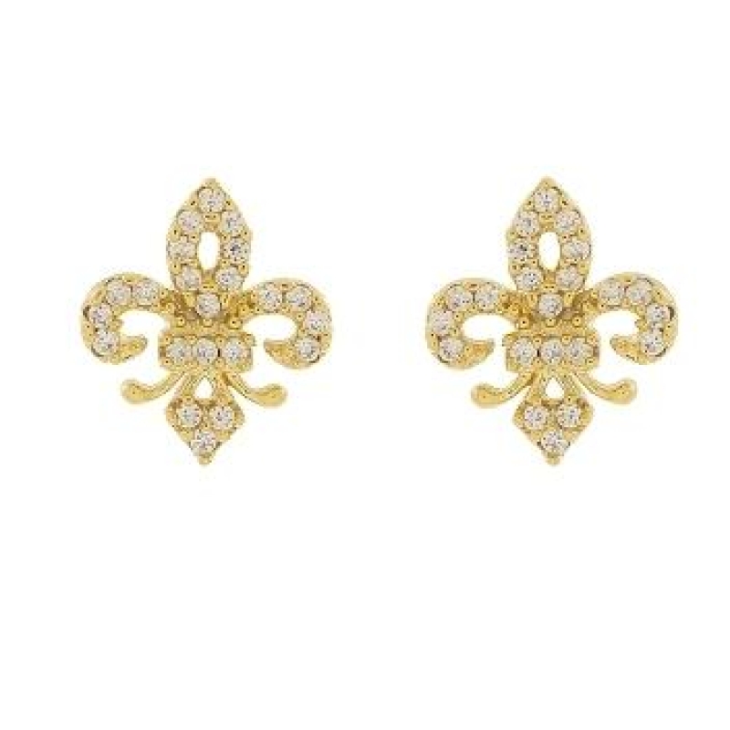 BRINCO SIMBOLO DUDALINA TODO CRAVEJADO BANHADO A OURO 18K