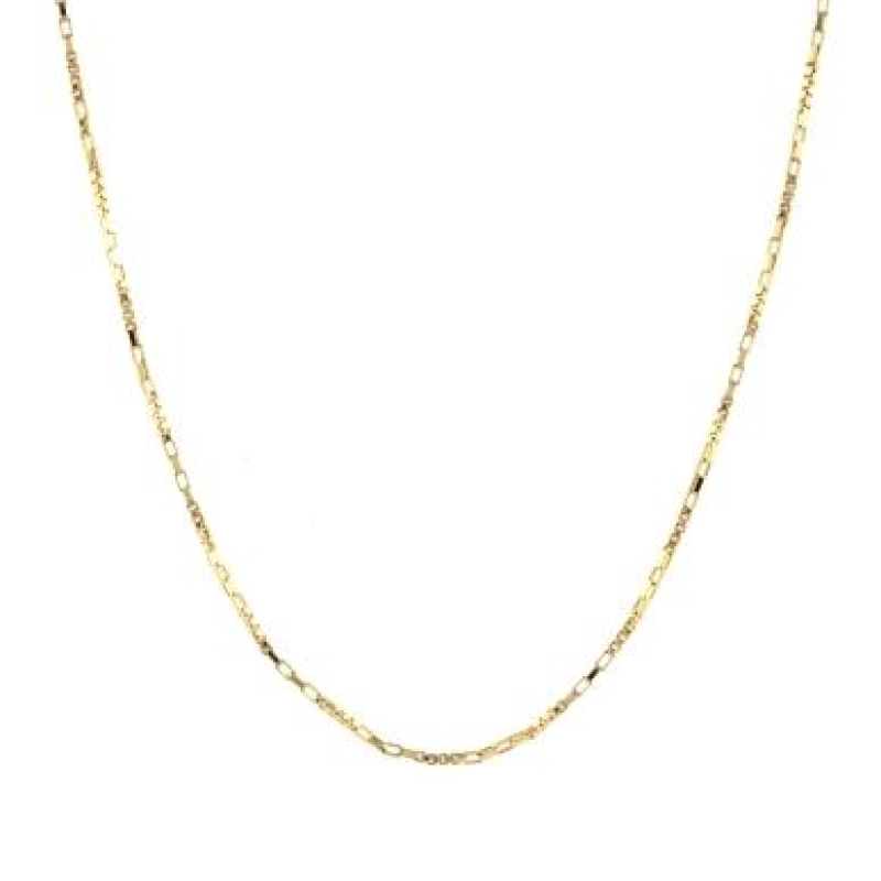 CORRENTE TIJOLINHO FINO BANHADO A OURO 18K