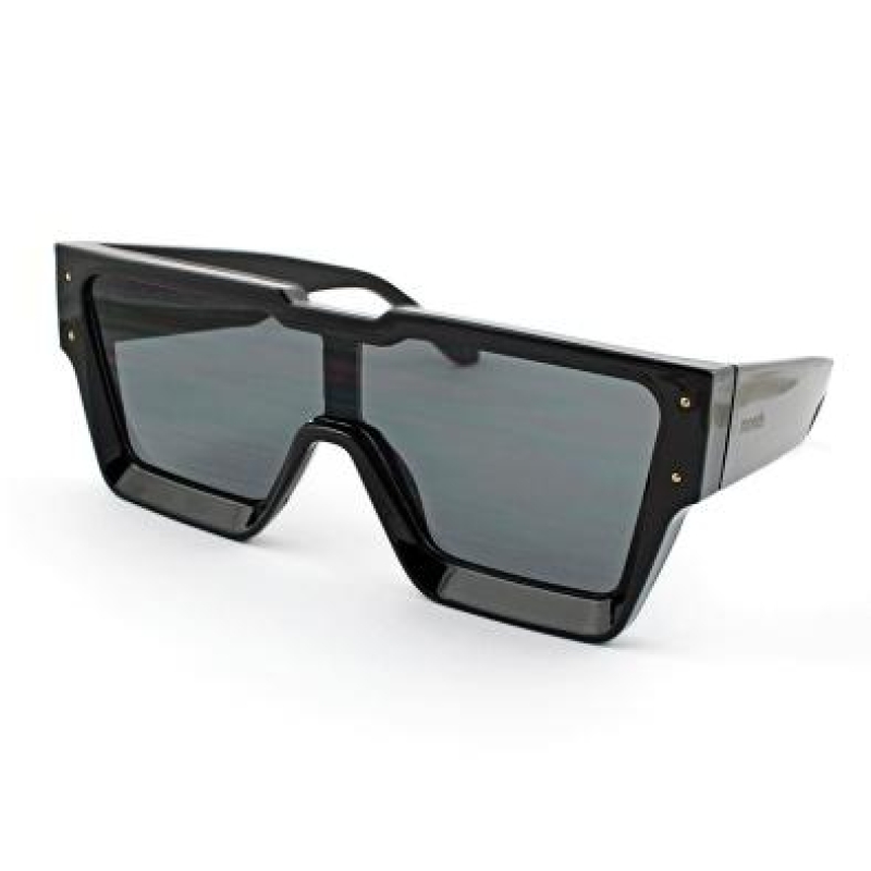 Óculos de sol monds quadrado preto grande