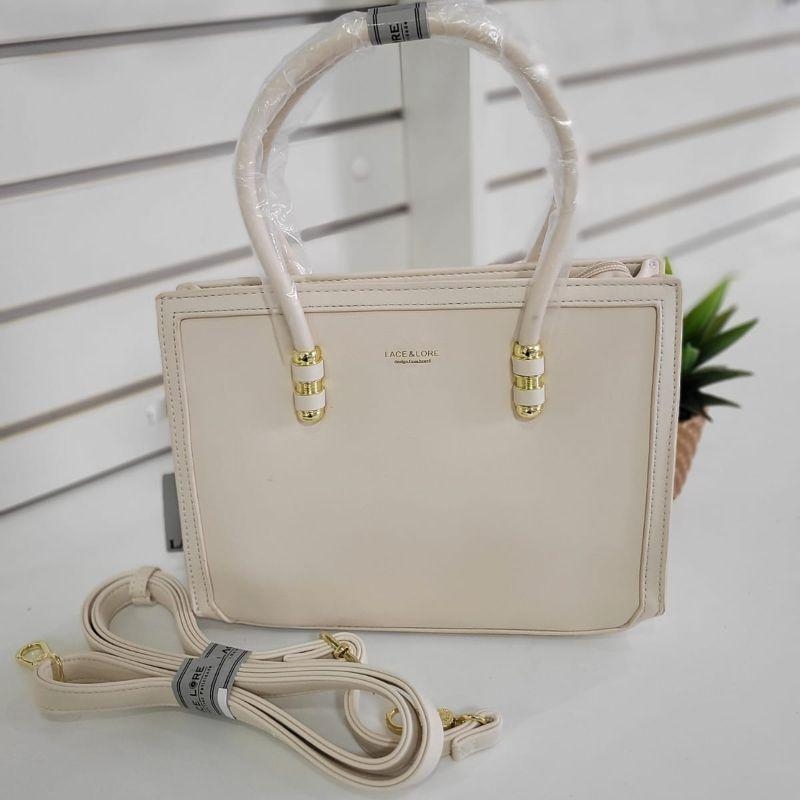Bolsa feminina lace & lore cor  OFF white lisa HO-20400