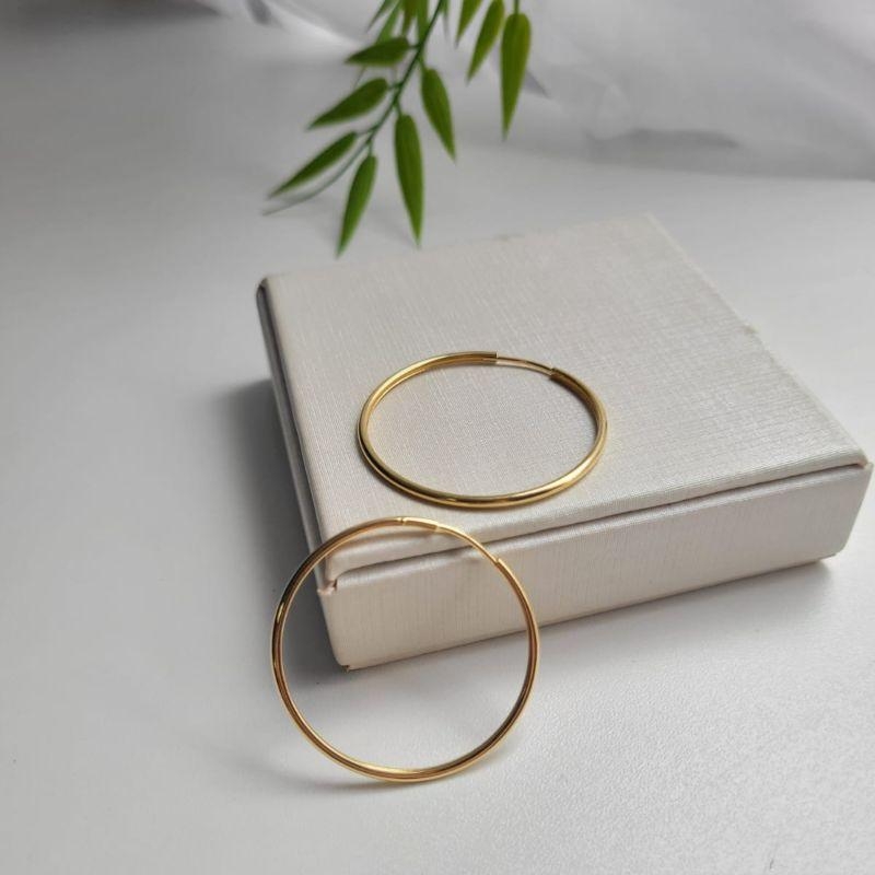 ARGOLA REDONDA LISA FIO REDONDO M