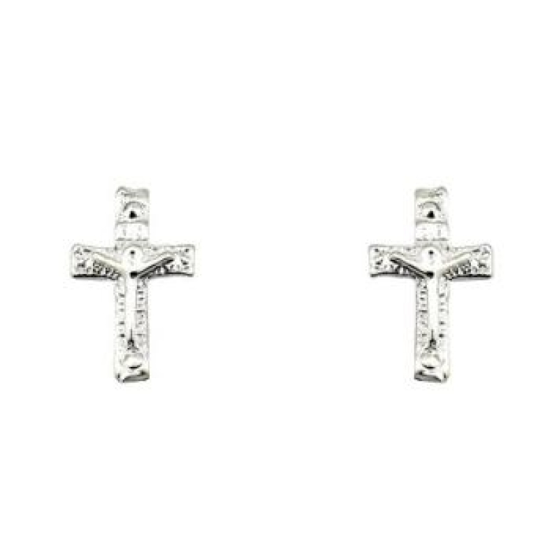 BRINCO CRUZ COM CRISTO PRATA 925