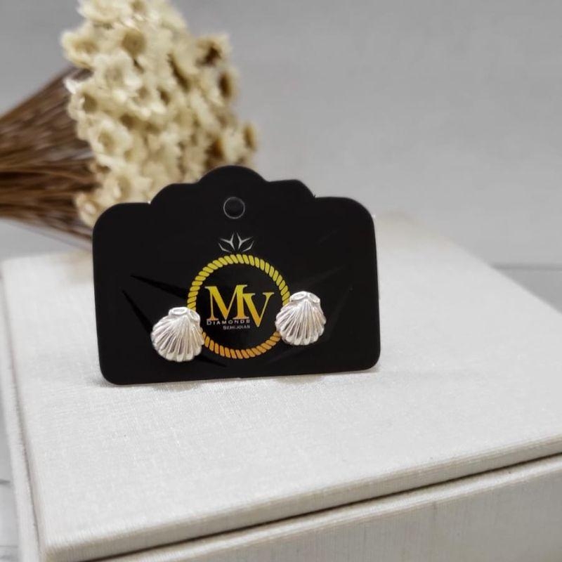 BRINCO DE PRATA 925 CONCHA DO MAR ABERTA