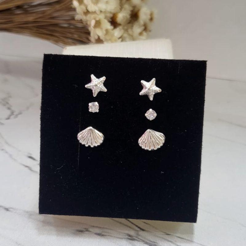 BRINCO TRIO ESTRELA DO MAR E CONCHA